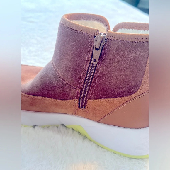 NWT Nurture the Rainier Sz 7.5 Tan Two-Tone Suede High Top Cold Weather Booties - Picture 8 of 16